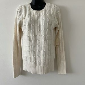 St Johns Bay cable knit sweater
